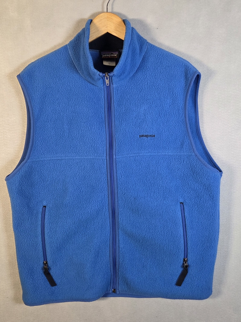 Blue Patagonia Synchilla fleece vest (O657)